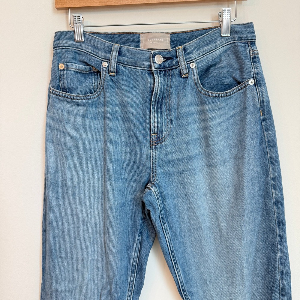 Everlane The Summer Jean Women 27 Light Wash High Rise Straight Leg Denim Cotton - Picture 14 of 14
